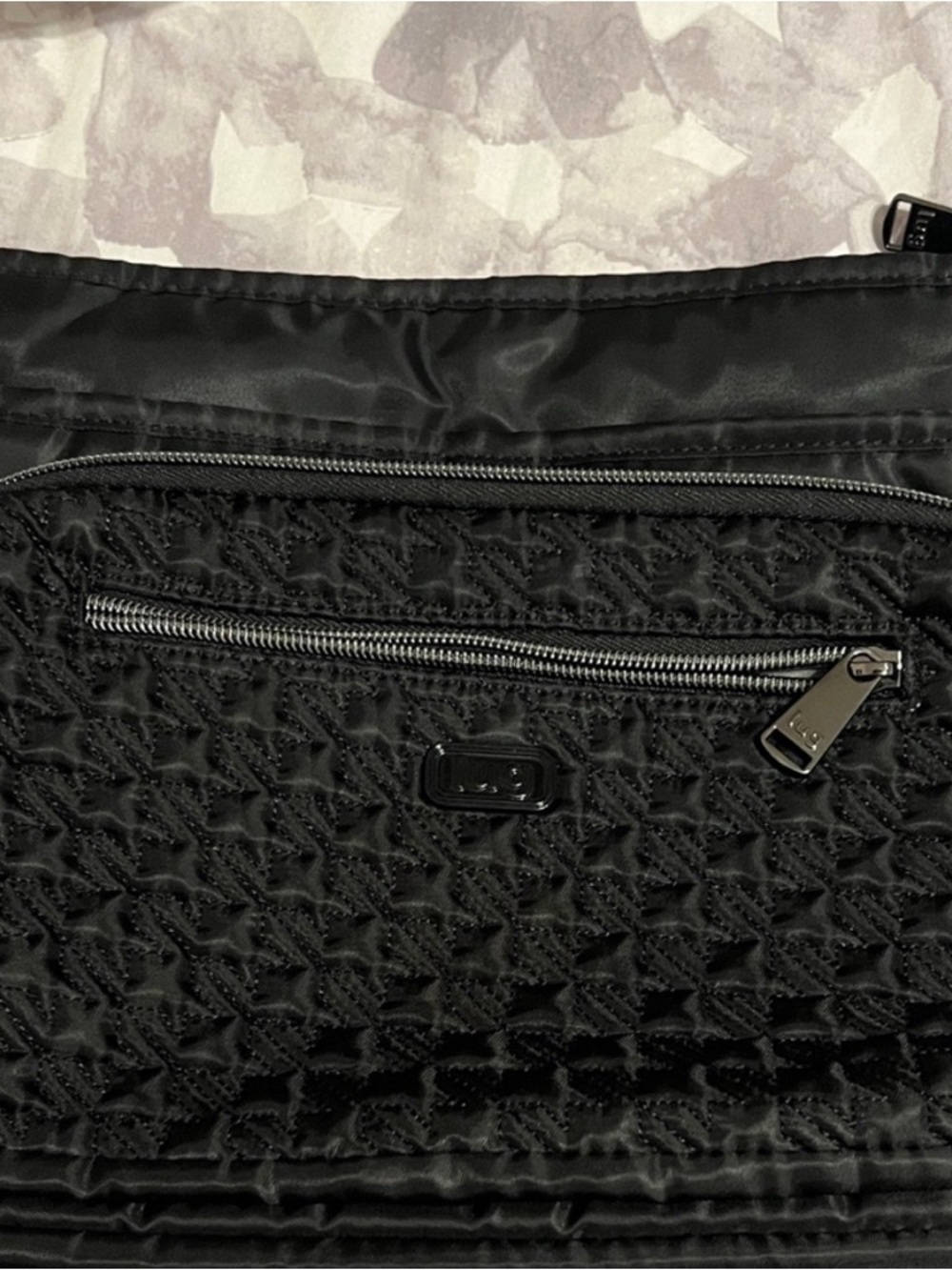 Lug Black Quilted Crossbody Bag - Picture 5 of 5